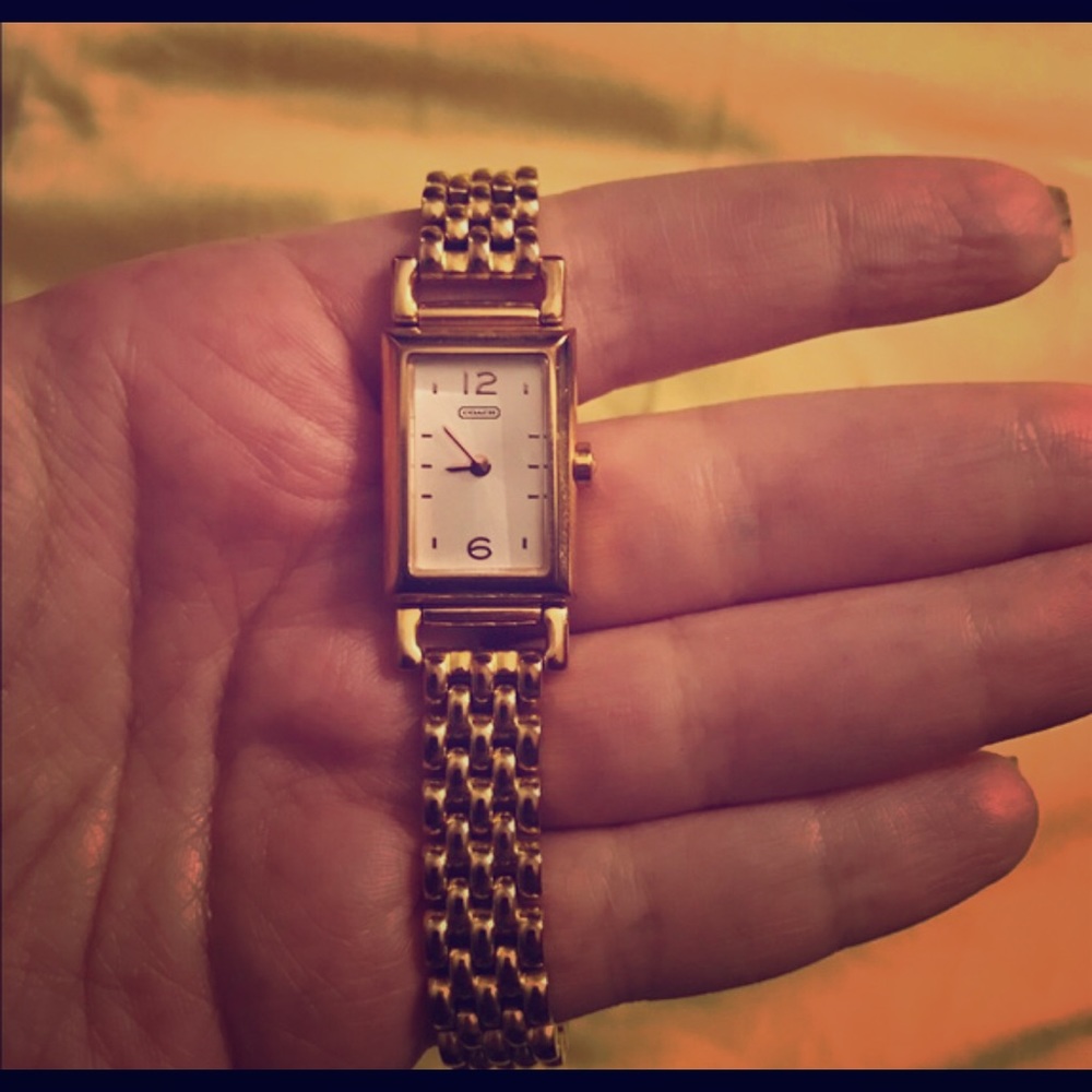 Rose Gold Small Coach Watch